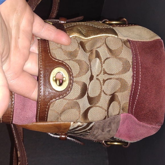 Coach Holiday Patchwork Bag - Picture 2 of 10